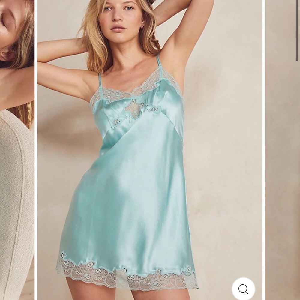 Only Hearts Silk Charmeuse Mini Slip Size Small